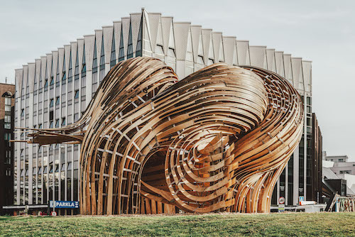 The Steampunk Pavilion from the 2019 Tallinn Architecture Biennale 