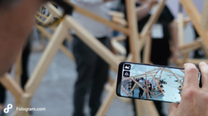 Using Fologram with mobile phone to design in Mixed Realities
