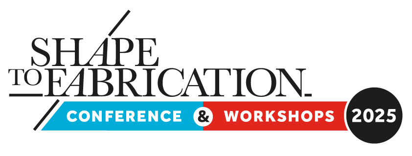 The Shape to Fabrication 2025 logo.